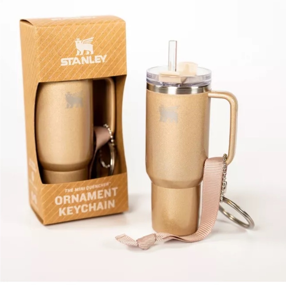 NWT Stanley Water Bottle Keychain/Ornament